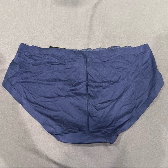 NWT Maidenform Women's Comfort Devotion Hipster Panty Navy Seamless 100% Cotton - Picture 5 of 6